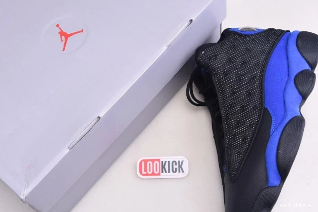 Retro Jordan 414571-040 13 Black Hyper Royal 0728